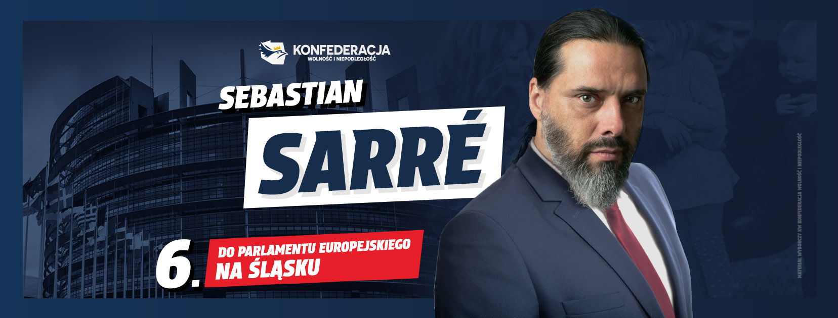 Internet banner niebieski